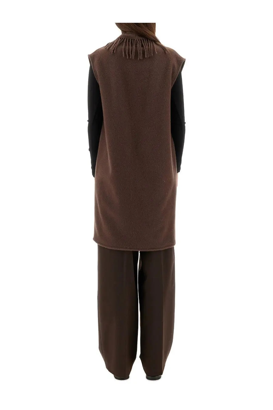 Herno Women's Resort Sleeve Made of Warmy and Ultralight Nylon Brown, view 3
