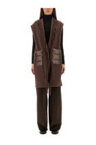 Herno Women's Resort Sleeve Made of Warmy and Ultralight Nylon Brown