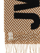JW Anderson Herringbone Scarf Brown, view 3