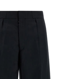 Maison Margiela Herringbone Trousers Black