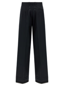 Maison Margiela Herringbone Trousers Black