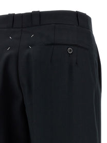 Maison Margiela Herringbone Trousers Black