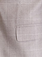 BOSS Men's Heston Virgin Wool Suit Beige, view 3
