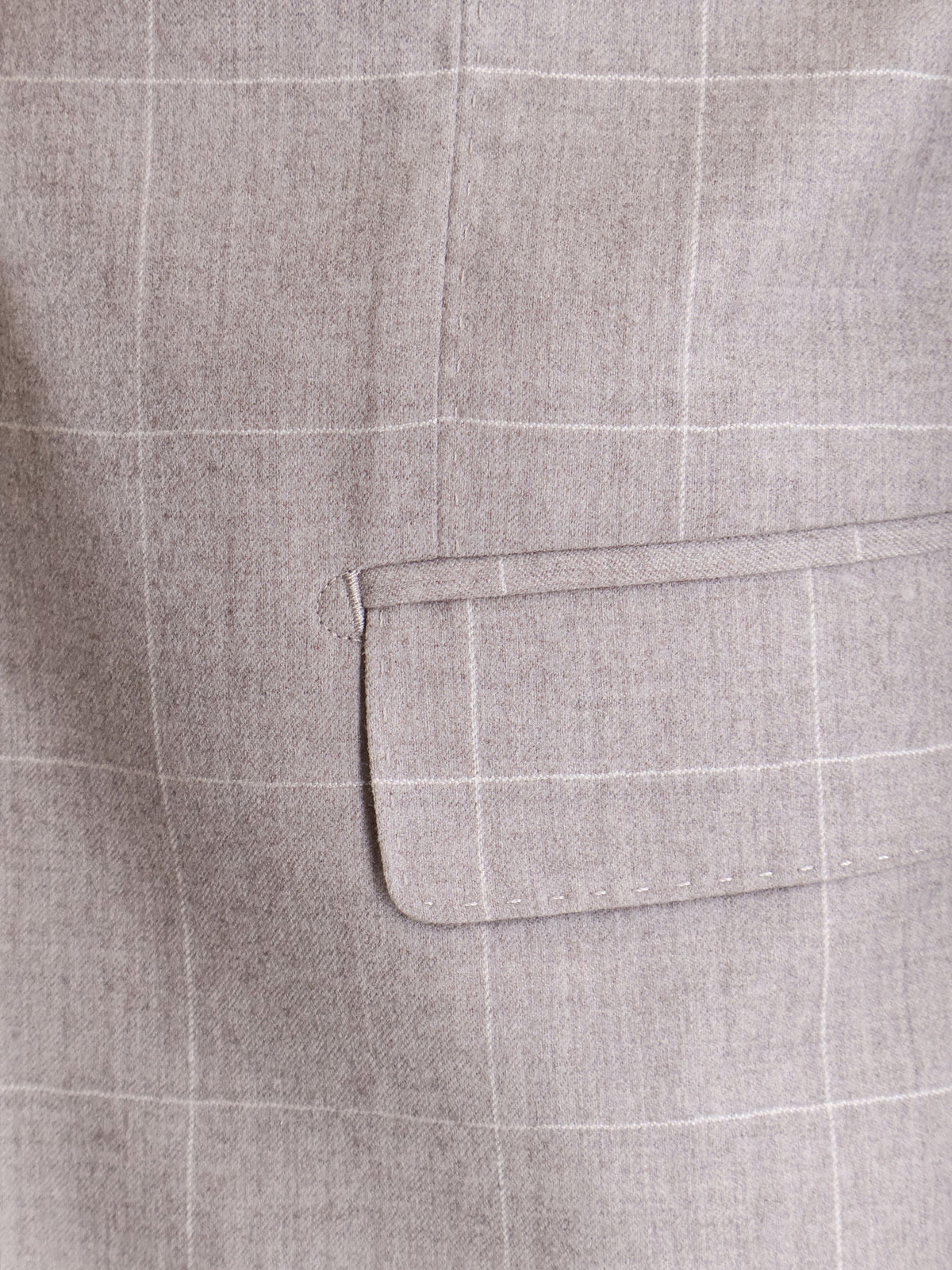 BOSS Men's Heston Virgin Wool Suit Beige
