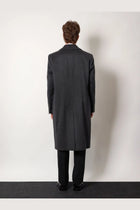 Hevò Men's Cashmere Coat Grey, view 3