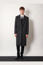 Hevò Men's Cashmere Coat Grey, view 2