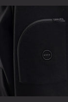 Hevò Men's Grottaverde Virgin Wool Blend Coat Black, view 3