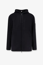 Hevò Men's Grottaverde Virgin Wool Blend Coat Black