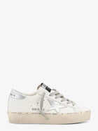 Golden Goose Women's Hi Star Leather Sneakers White