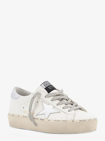 Golden Goose Women's Hi Star Leather Sneakers White, view 2