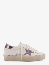 Golden Goose Women's Hi Star Leather Sneakers White
