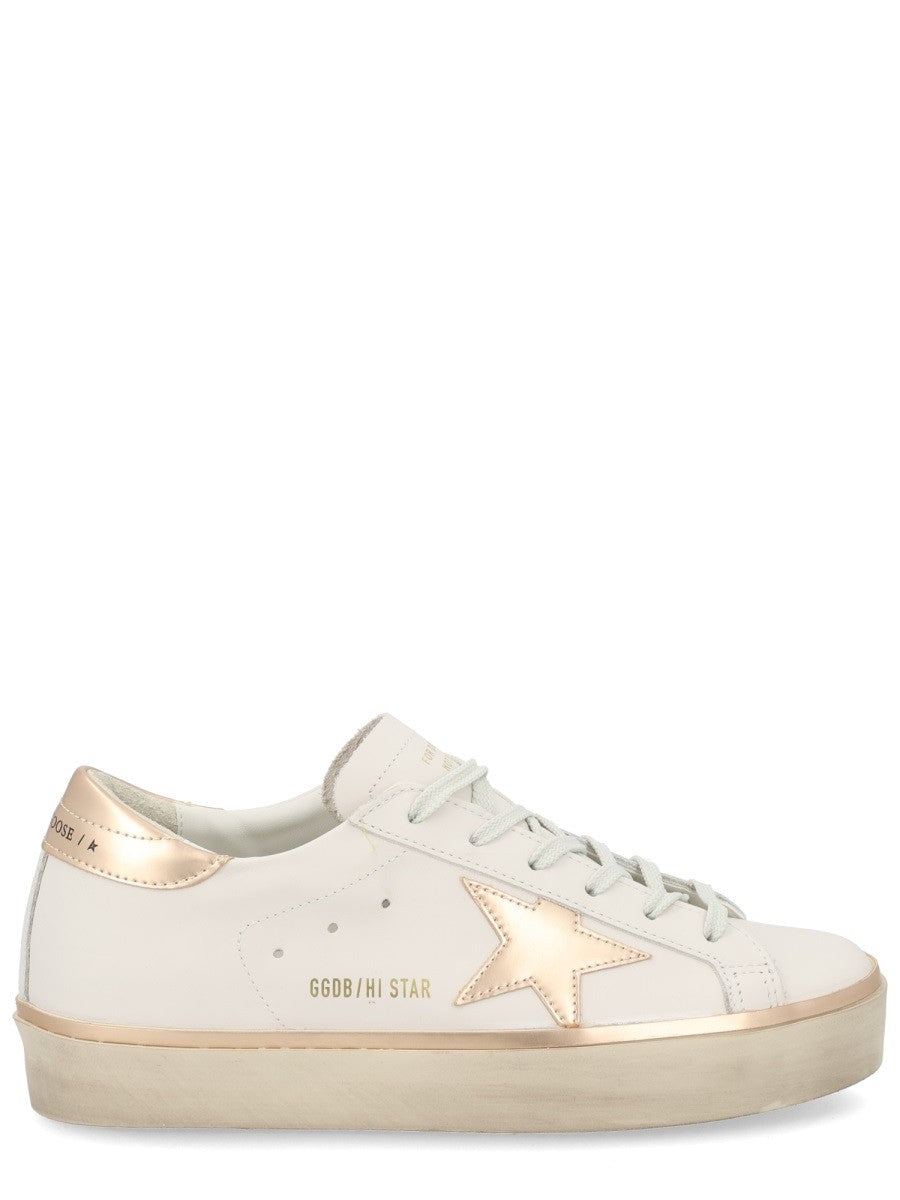 Golden Goose Women's HI Star Sneaker White