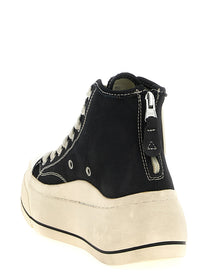 R13 Hi Top Sneakers Black