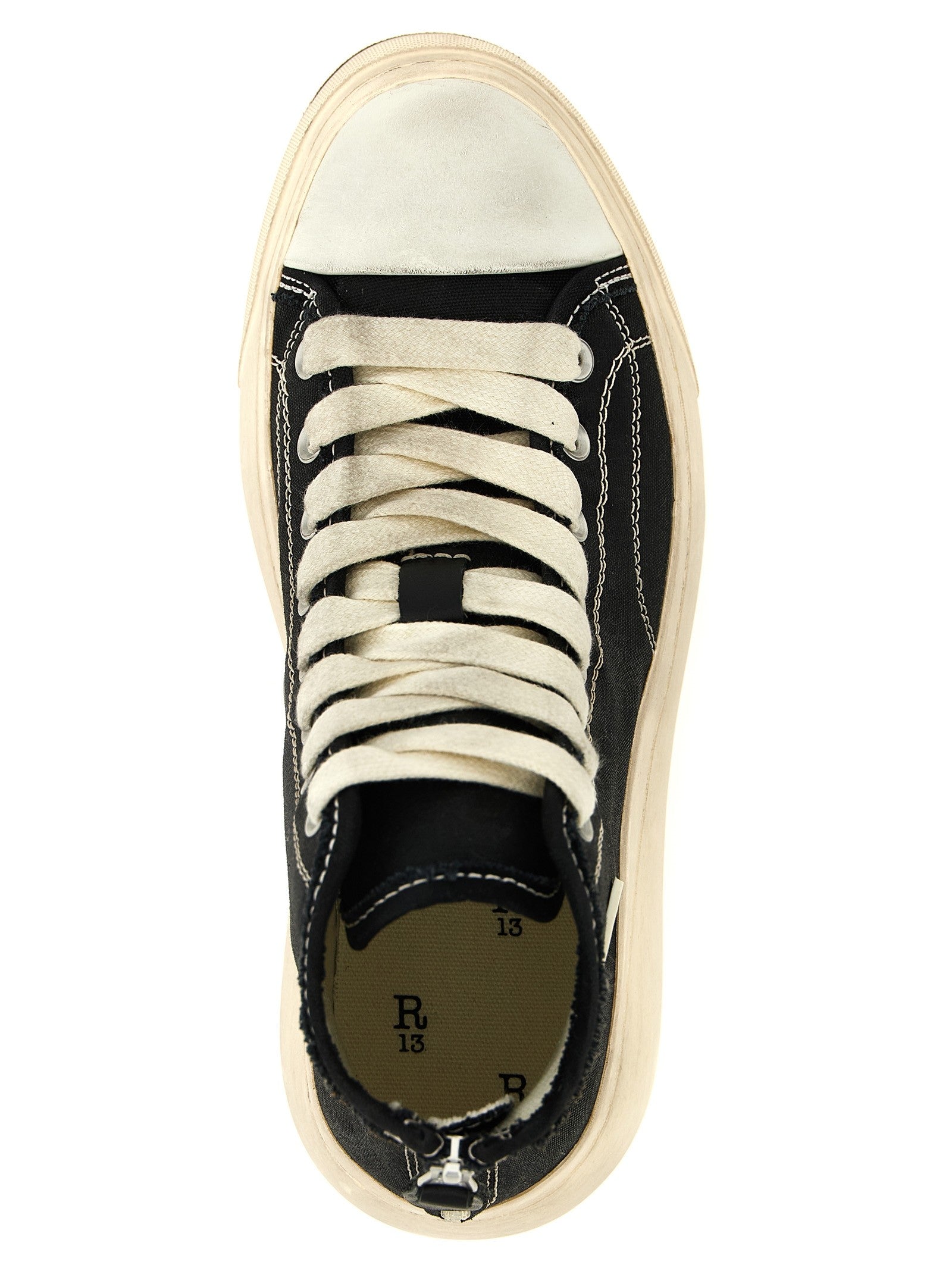R13 Hi Top Sneakers Black