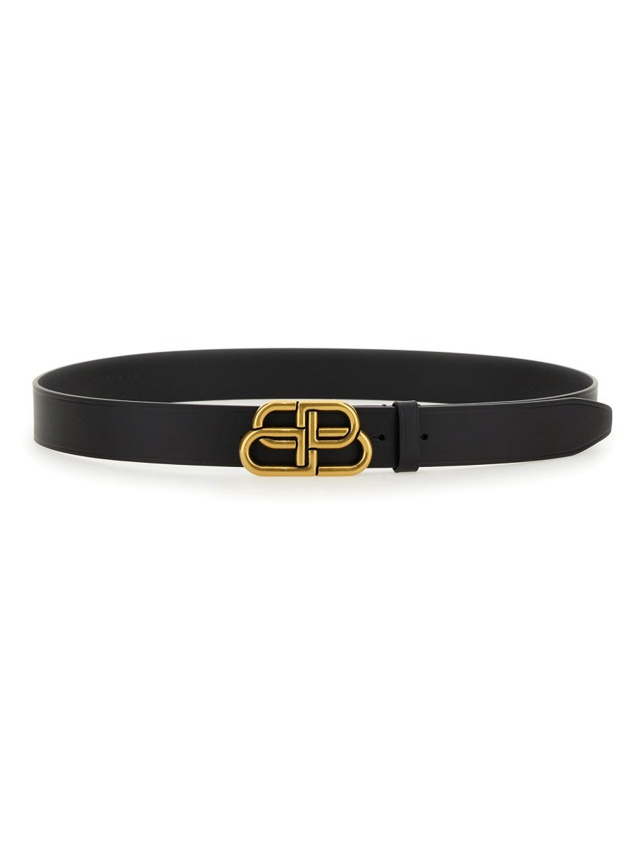 Balenciaga Men's High Belt Black