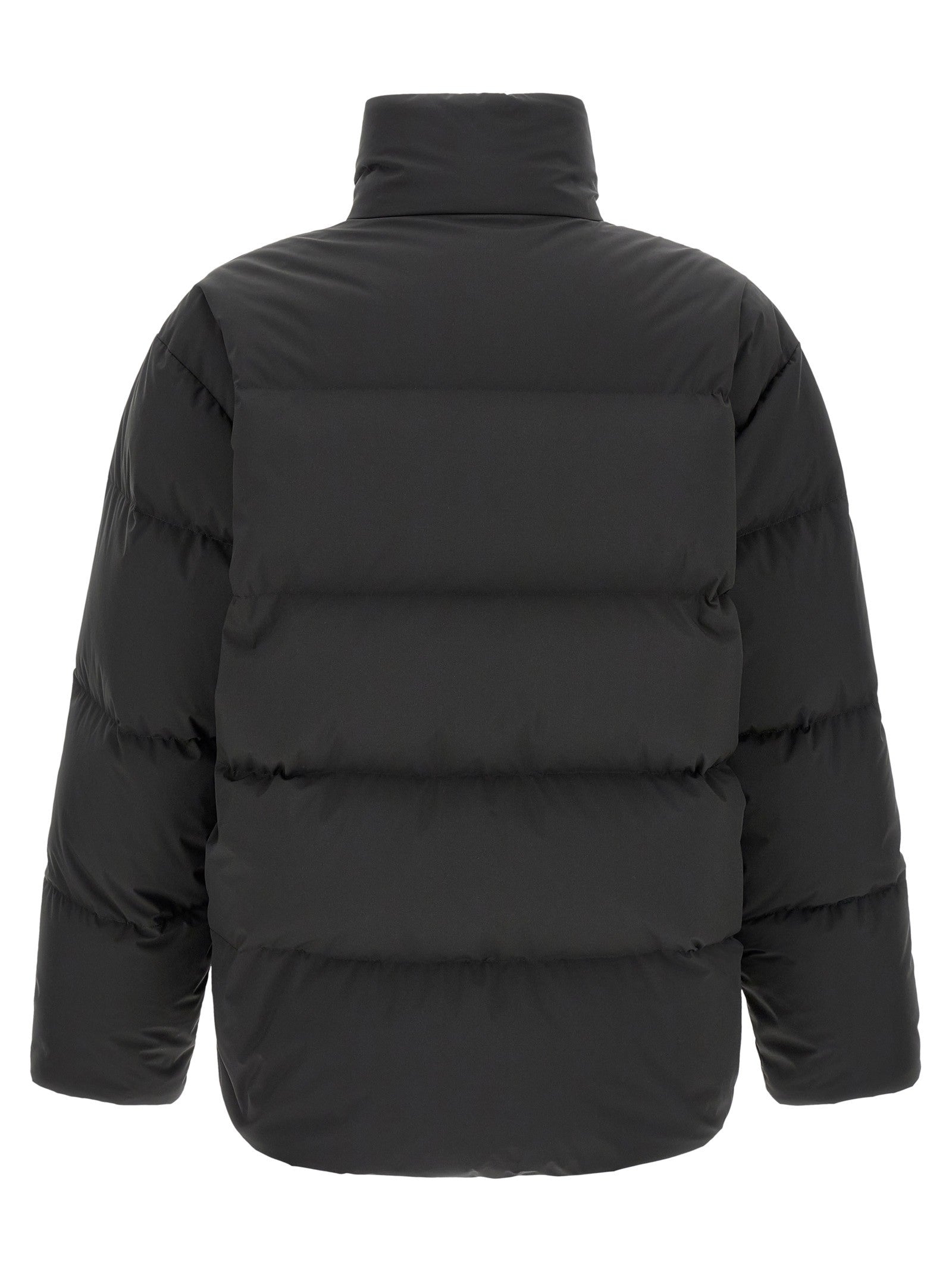 Saint Laurent High Neck Down Jacket Black
