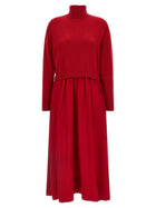 Polo Ralph Lauren High Neck Dress Red