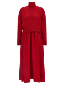 Polo Ralph Lauren High Neck Dress Red
