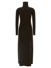 Tom Ford High Neck Dress Brown