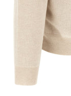 Brioni High Neck Sweater Beige, view 4