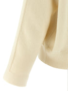 Jil Sander High Neck Sweater White, view 4