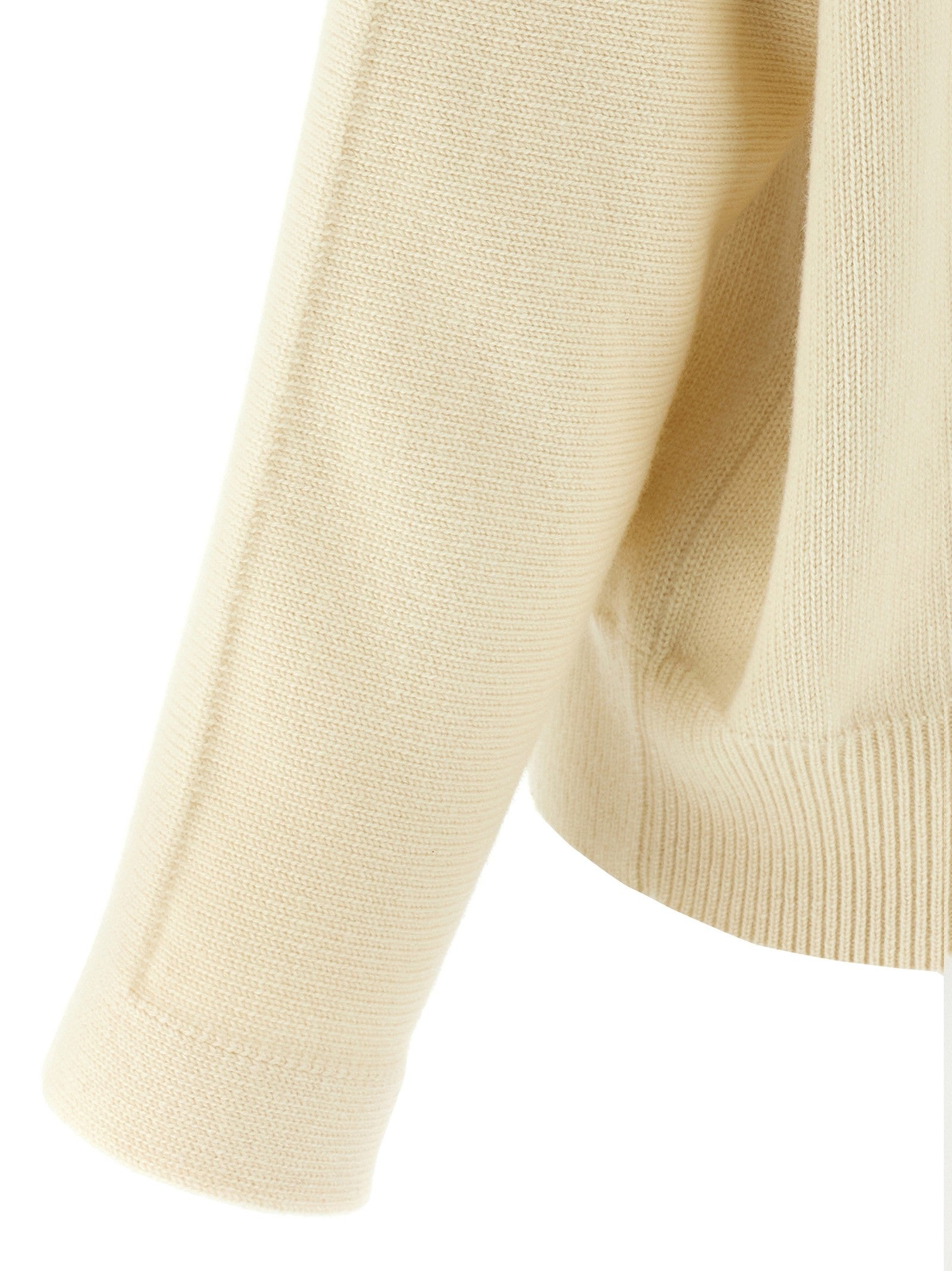 Jil Sander High Neck Sweater White