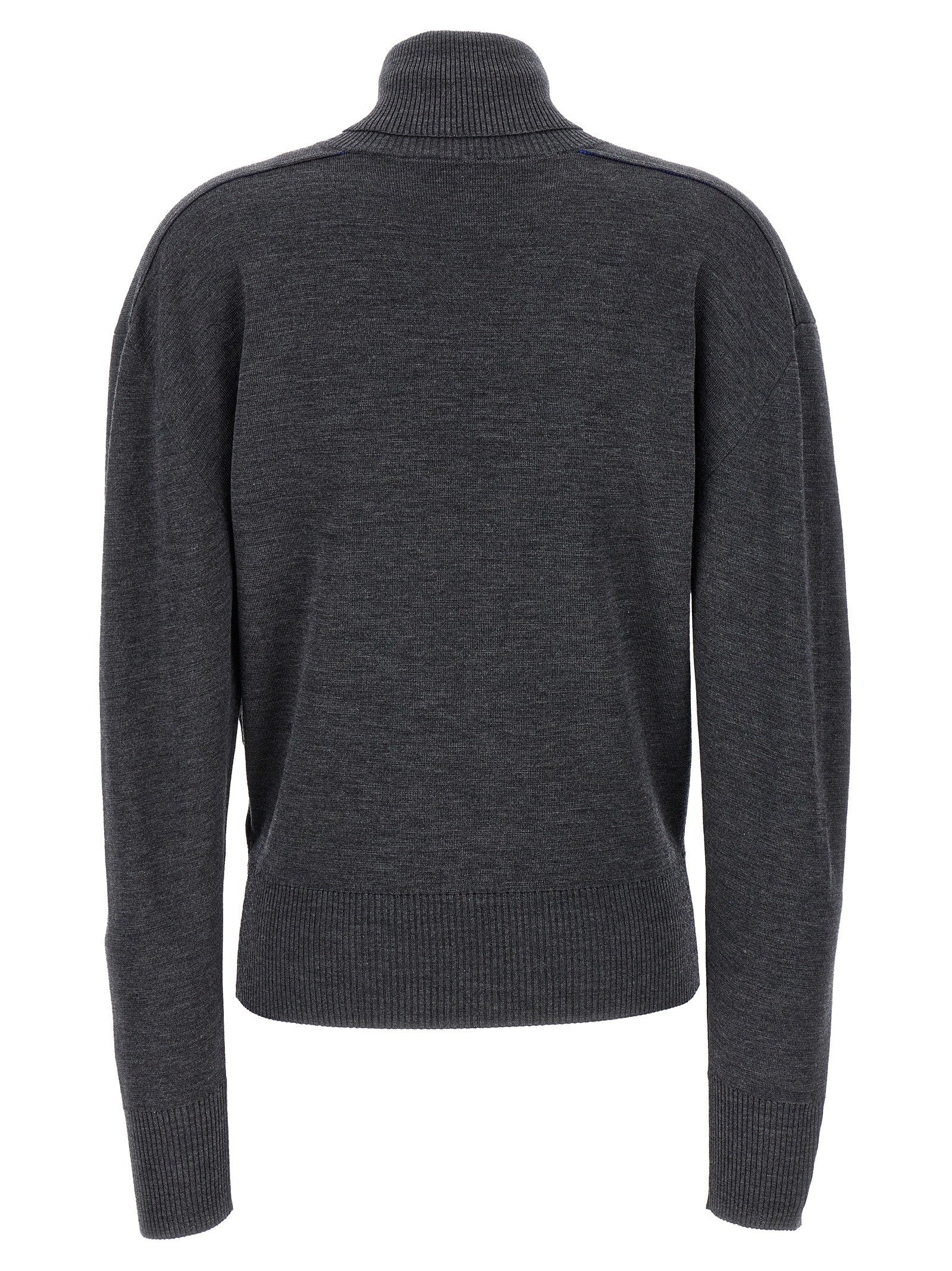 Burberry High Neck Sweater Grey