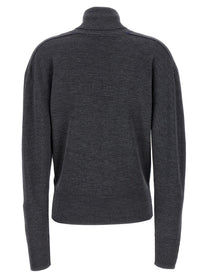 Burberry High Neck Sweater Grey