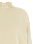 Jil Sander High Neck Sweater White, view 3
