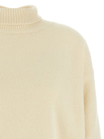 Jil Sander High Neck Sweater White