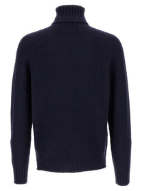 ma' ry' ya High Neck Sweater Blue