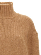 Jil Sander High Neck Sweater Beige, view 3