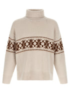 Kiton High Neck Sweater White