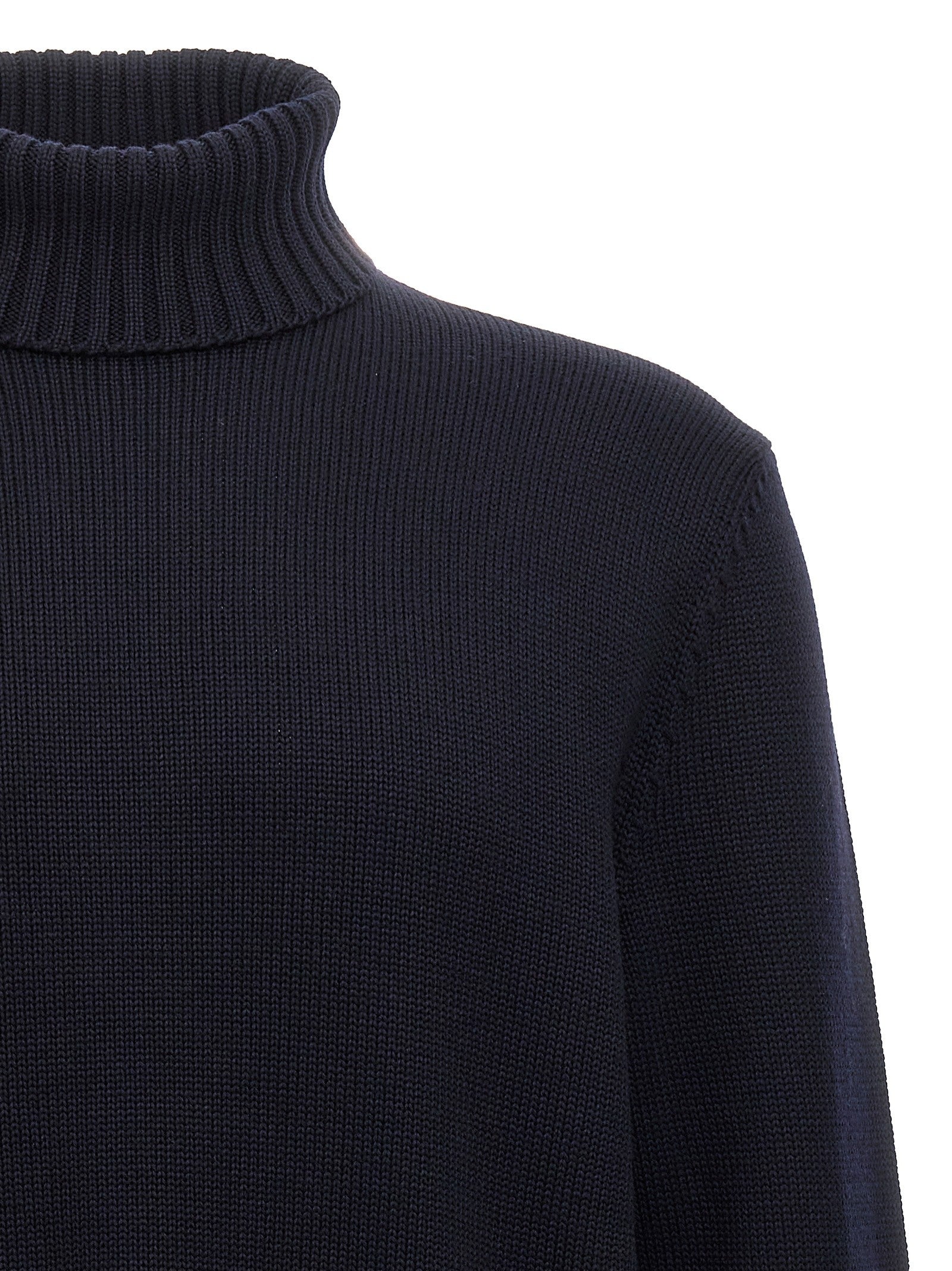 Zanone High Neck Sweater Blue