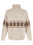Kiton High Neck Sweater White, view 2