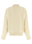 Jil Sander High Neck Sweater White, view 2
