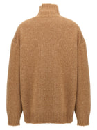 Jil Sander High Neck Sweater Beige, view 2