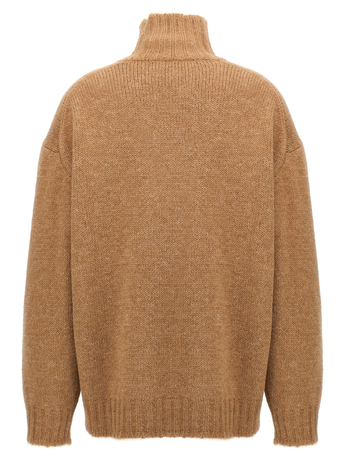Jil Sander High Neck Sweater Beige