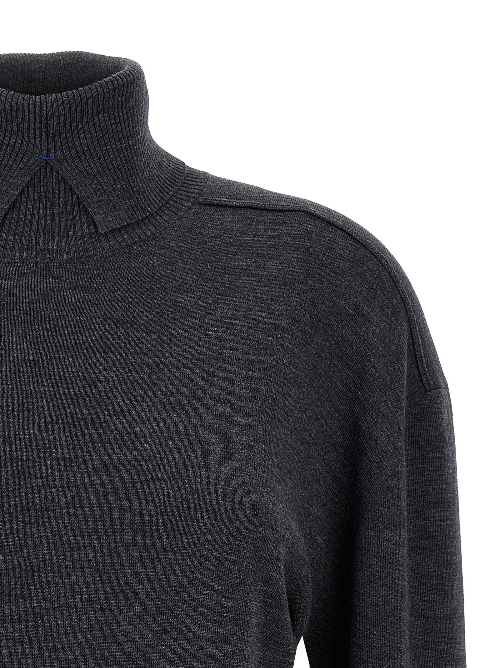 Burberry High Neck Sweater Grey
