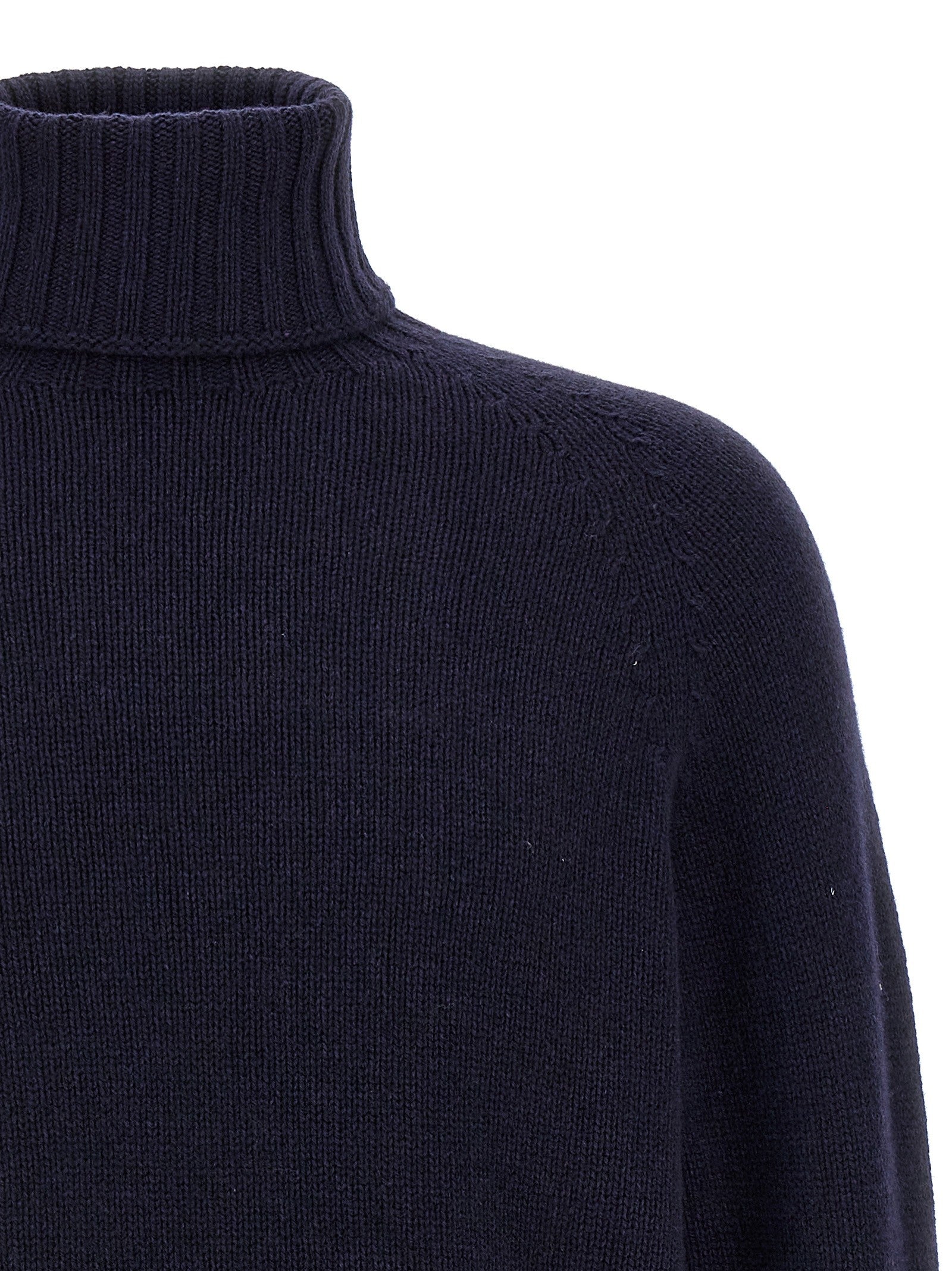 ma' ry' ya High Neck Sweater Blue