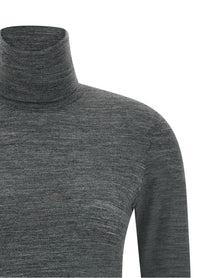 Jil Sander High Neck Shirt Grey