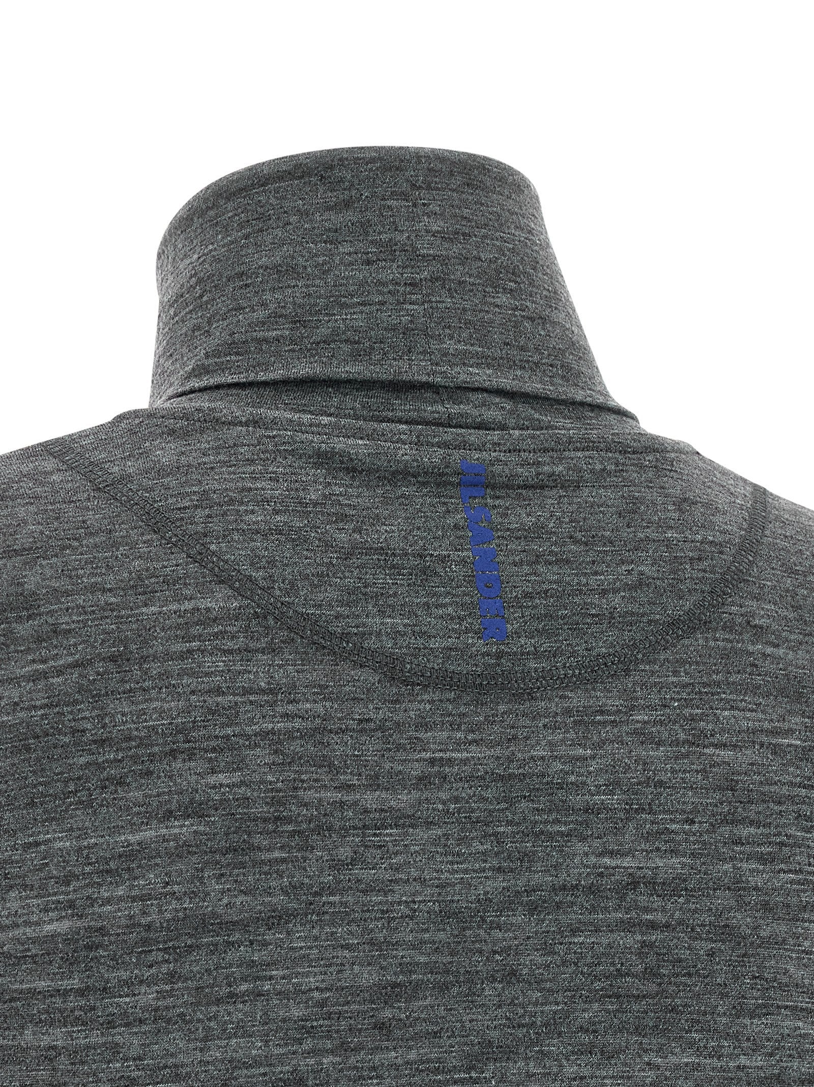 Jil Sander High Neck Shirt Grey