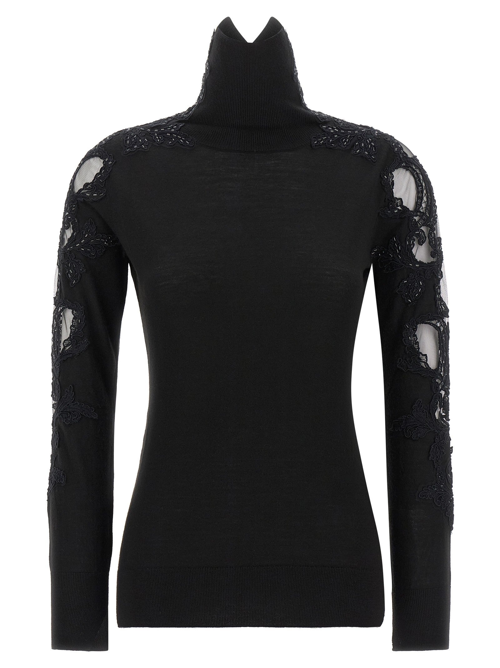 Ermanno Scervino High Neck Black