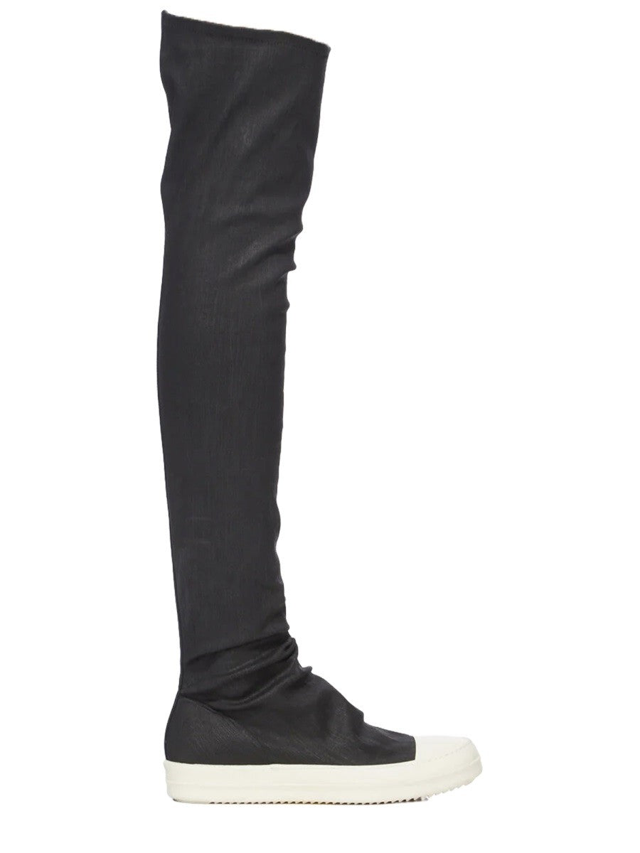 DRKSHDW Women's High Sock Sneaks Boot Black