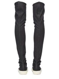 DRKSHDW Women's High Sock Sneaks Boot Black