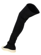DRKSHDW High Sock Sneaks Denim Boots Black