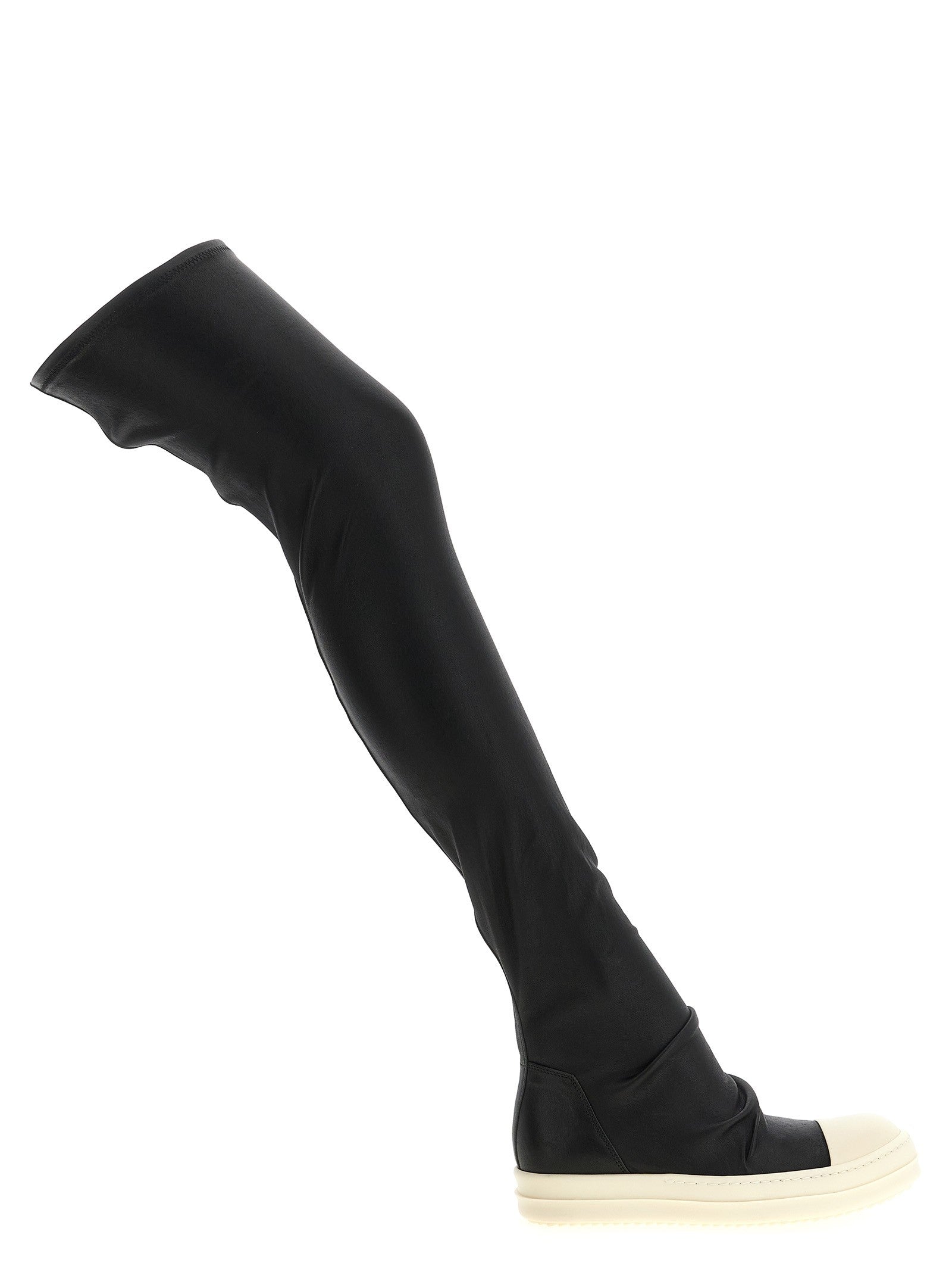 Rick Owens High Stocking Sneaks Boots Black