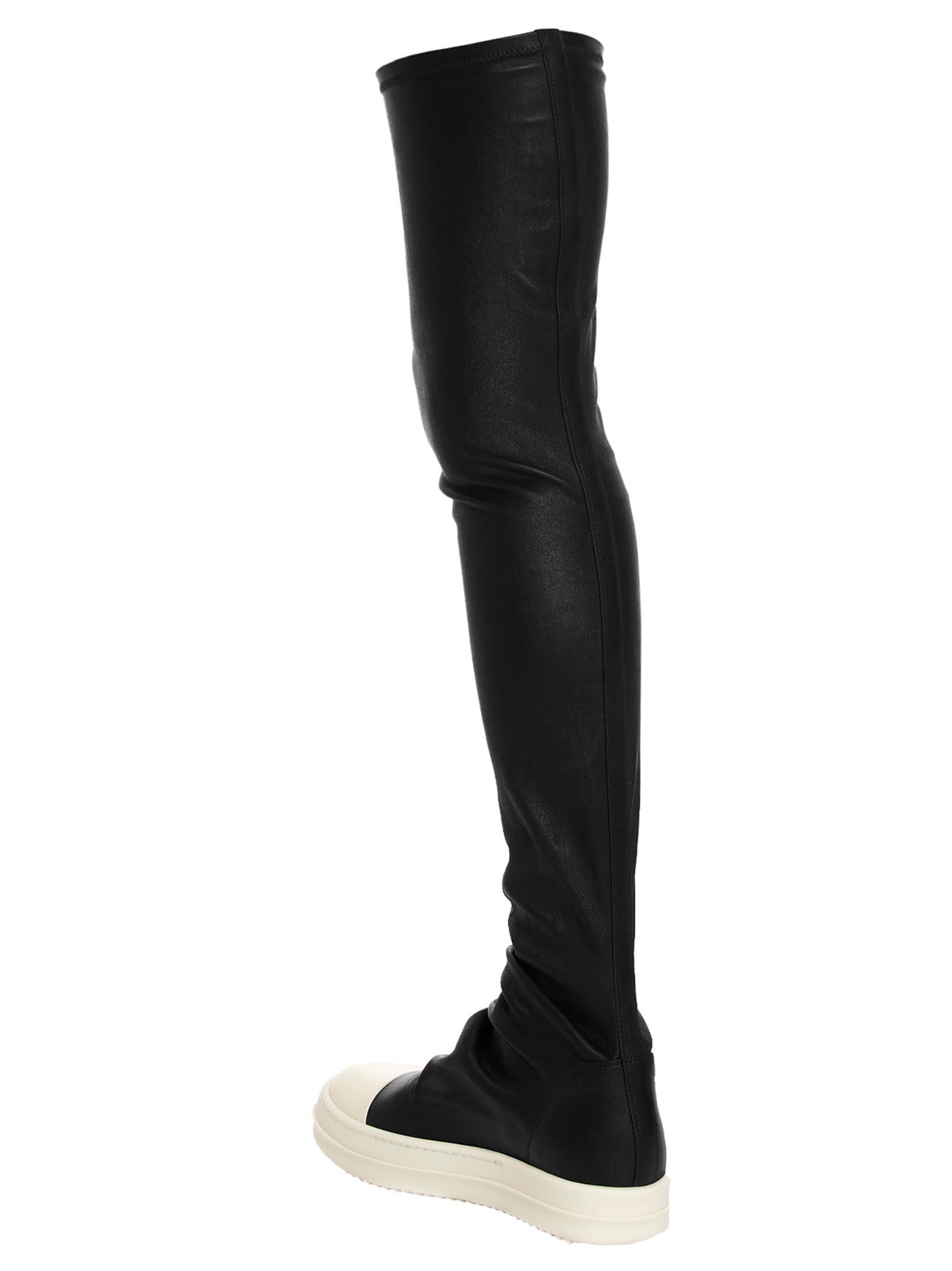 Rick Owens High Stocking Sneaks Boots White