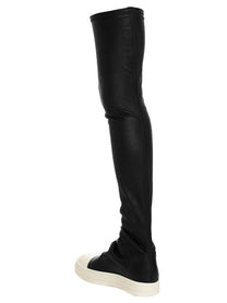 Rick Owens High Stocking Sneaks Boots White