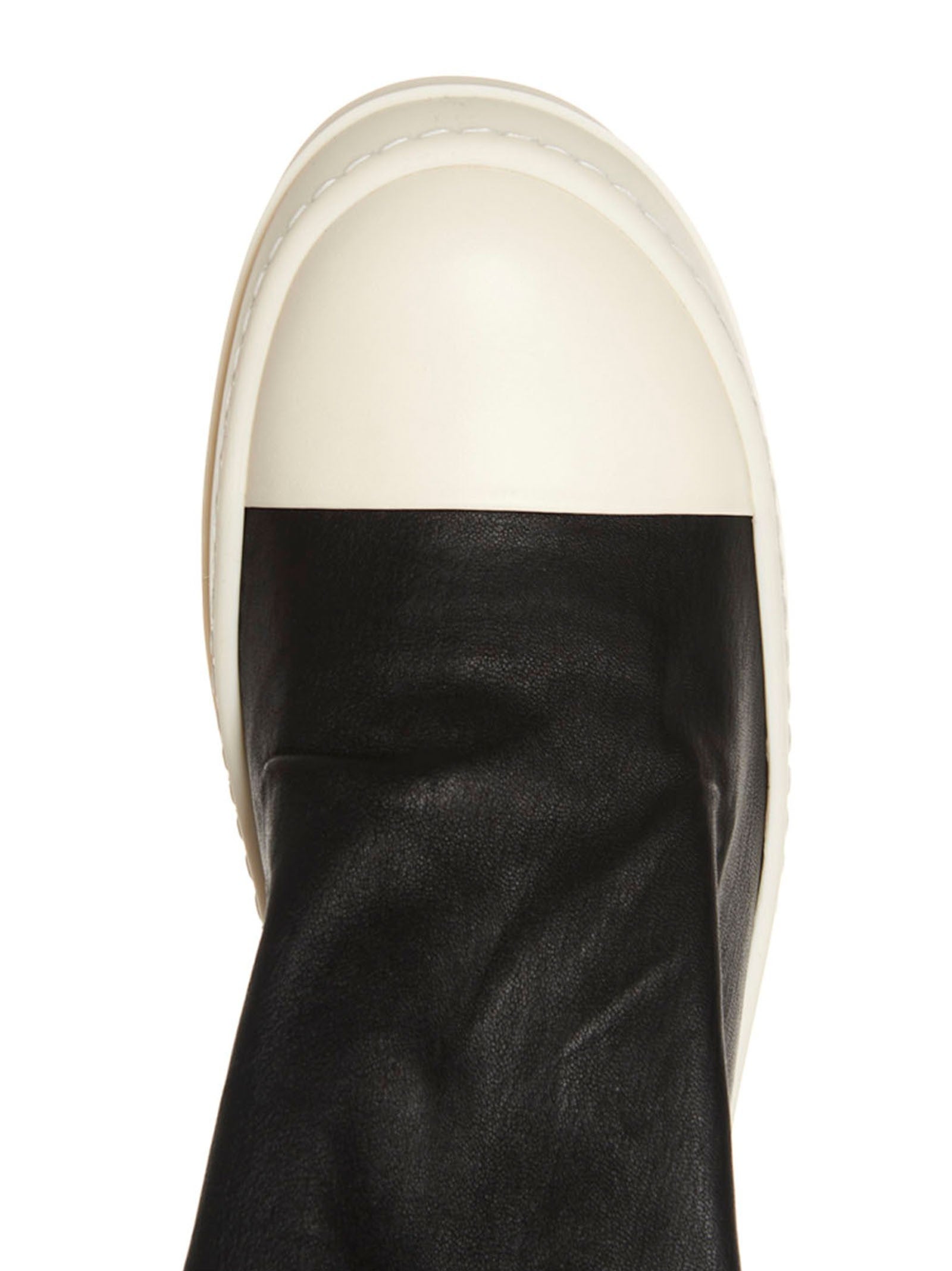 Rick Owens High Stocking Sneaks Boots White